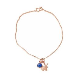 Gemshine Armband 'Hase, Osterhase, Kaninchen - Saphir Kuscheltier der Naturer Schmuck' Armbänder & Armreife Weiss Damen