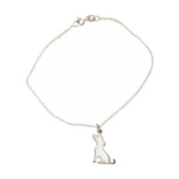 Gemshine Armband 'MISCHLING oder JACK RUSSELL Hund' Armbänder & Armreife Weiss Damen