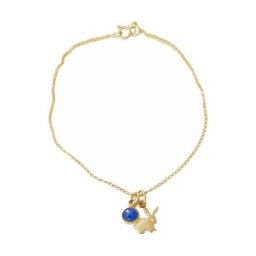 Gemshine Armband 'Hase, Osterhase, Kaninchen - Saphir Kuscheltier der Naturer Schmuck' Armbänder & Armreife Weiss Damen