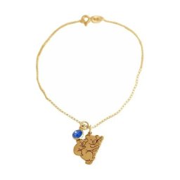 Gemshine Armband 'KOALA Mama und Baby Bär Australien - Saphir Tier der Natur, Wildlife' Armbänder & Armreife Weiss Damen