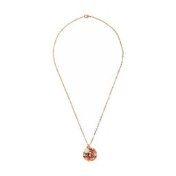Gemshine Halskette mit Anhänger 'Biene BEE Antik Münze Chalcedon' Ketten Weiss Damen