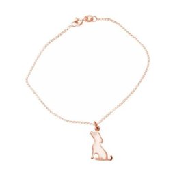Gemshine Armband 'MISCHLING oder JACK RUSSELL Hund' Armbänder & Armreife Weiss Damen