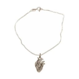 Gemshine Armband 'anatomisches Herz für Doktor, Arzt, Krankenschwester, Biologe, Organspender' Armbänder & Armreife Weiss Damen