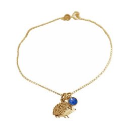 Gemshine Armband 'IGEL, Wald, Heckentier Saphir Tier der Natur, Wildlife' Armbänder & Armreife Weiss Damen