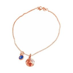 Gemshine Armband 'Basketball Saphir Charm: Point, Shooting, Power Forward, Center Spieler, Trainer, Team' Armbänder & Armreife Weiss Damen