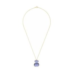 Gemshine Kette mit Anhänger 'Amethyst Edelsteine' Ketten Weiss Damen