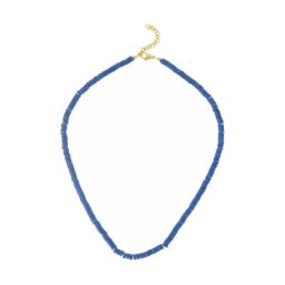 Gemshine Halskette 'Choker Lapis Lazulie' Ketten Weiss Damen