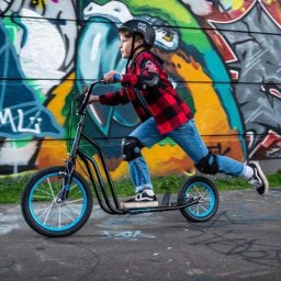 BMX-Scooter, blau