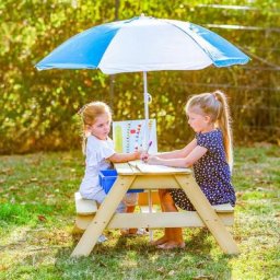 Picnictisch mit Sonnenschirm