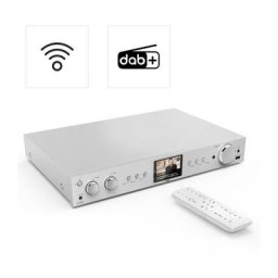 Hama HiFi-Tuner DIT2105SBTX DAB+/Internetradio/Bluetooth® RX & TX/Ap Silber Tuner (WLAN)