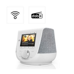 Hama Digitalradio DIR3200SBT FM/DAB/DAB+/Internetradio/App/Bluetooth® Digitalradio (DAB) (Digitalradio (DAB), FM-Tuner, Internetradio, 10 W, Farbdisplay)