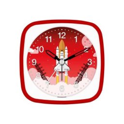 EUROTIME Kinderwecker Rakete rot, 27133-01
