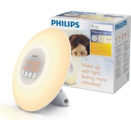 Philips Tageslichtwecker Wake-up Light HF3500/01 mit 10 Helligkeitseinstellungen und Schlummerfunktion