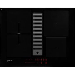 BAUKNECHT Kochfeld mit Dunstabzug BVH 2065B F KIT, inkl. komplettem Installations-Zubehör für Kanalführung