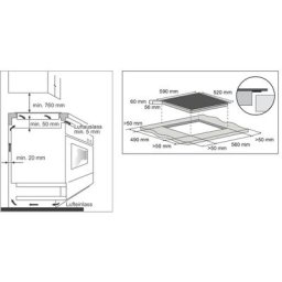 Hanseatic Induktions-Kochfeld von SCHOTT CERAN® MC-IF7021B2, mit Timer