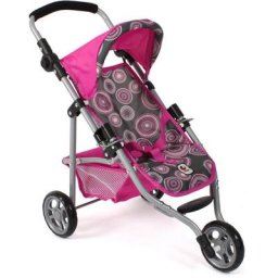 CHIC2000 Puppenbuggy Jogging-Buggy Lola, Hot Pink, mit klappbarem Verdeck