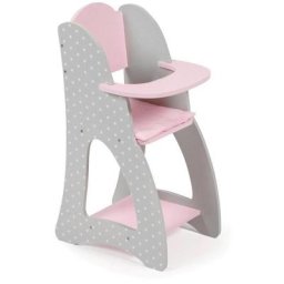 CHIC2000 Puppenhochstuhl Puntos, grey