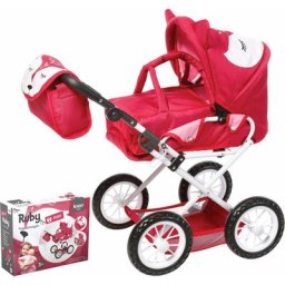 Knorrtoys® Kombi-Puppenwagen Ruby - Foxx, mit Wickeltasche