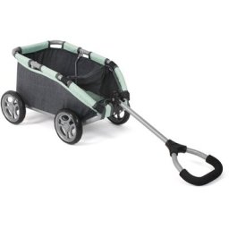 CHIC2000 Puppen Ziehwagen Skipper, Jeans Grey-Mint