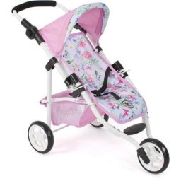 CHIC2000 Puppenbuggy Jogging-Buggy Lola, Flowers, mit klappbarem Verdeck