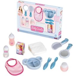 Klein Puppen Accessoires-Set Baby Coralie, Ess- und Pflegeset