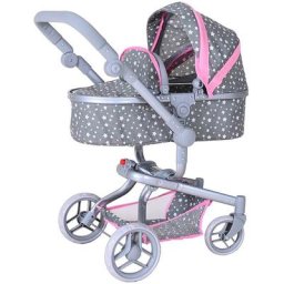 Knorrtoys® Kombi-Puppenwagen Boonk - Star Grey
