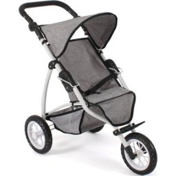 CHIC2000 Puppenbuggy Leon, Melange Grau