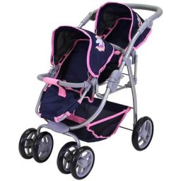 Knorrtoys® Puppen-Zwillingsbuggy Milo - Magic Unicorn