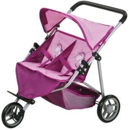 Knorrtoys® Puppen-Zwillingsbuggy Duo - UMA. Das Einhorn