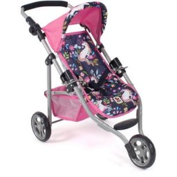 CHIC2000 Puppenbuggy Jogging-Buggy Lola, Einhorn, mit klappbarem Verdeck