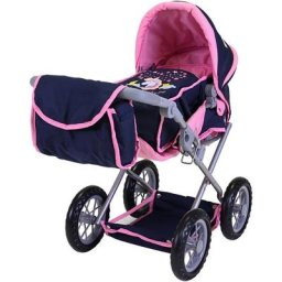 Knorrtoys® Kombi-Puppenwagen Ruby - Magic Unicorn, mit Wickeltasche