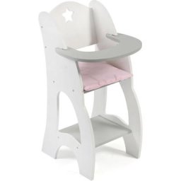 CHIC2000 Puppenhochstuhl Stars Grau