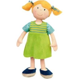Sigikid Stoffpuppe Quendy, türkis/grün