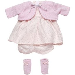 Llorens Puppenkleidung Kleiderset Blätter, 40-42 cm, Made in Europe