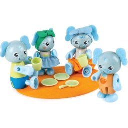 Hape Minipuppe Green Planet Explorers, Elefantenfamilie, FSC®- schützt Wald - weltweit