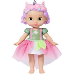 Baby Born Stehpuppe Storybook Prinzessin Ivy, 18 cm, mit Einhorn und Lichteffekten