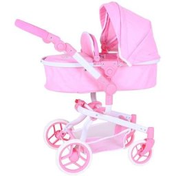 Knorrtoys® Kombi-Puppenwagen Boonk - Princess White Rose