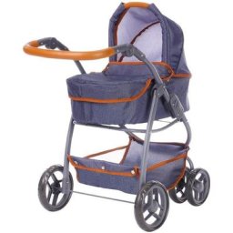 Knorrtoys® Kombi-Puppenwagen Coco - Dark Blue