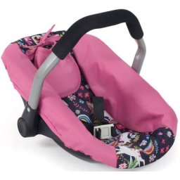 CHIC2000 Puppen Autositz Einhorn