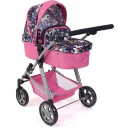 CHIC2000 Kombi-Puppenwagen Nele, Einhorn, zusammenklappbar