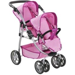 Knorrtoys® Puppen-Zwillingsbuggy Buggy Big Twin, UMA. Das Einhorn, für Zwillinge