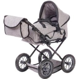 Knorrtoys® Kombi-Puppenwagen Ruby - Stone, mit Wickeltasche