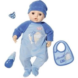 Baby Annabell Babypuppe Alexander, 43 cm, interaktiv mit Schlafaugen