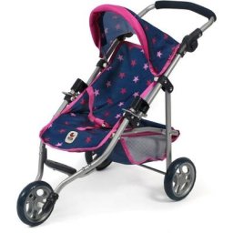 CHIC2000 Puppenbuggy Jogging-Buggy Lola Stars marine, mit klappbarem Verdeck