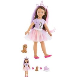 Corolle® Stehpuppe Corolle Girls, Luna, Einhorn Set, mit Vanilleduft