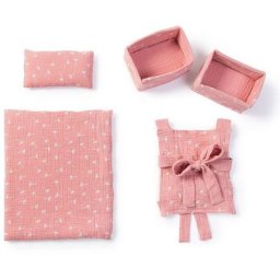 MUSTERKIND® Puppen Accessoires-Set Viola, altrosa