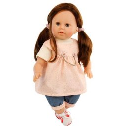Schildkröt Manufaktur Babypuppe Susi, rosé/jeans, Made in Germany