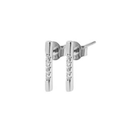 Adelia´s Paar Ohrstecker Ohrstecker aus 925 Silber mit Zirkonia 14 cm