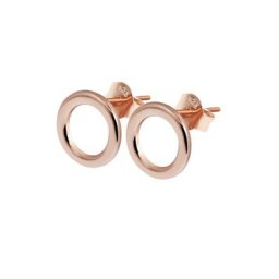 Adelia´s Paar Ohrstecker Ohrstecker Kreis aus 925 Silber