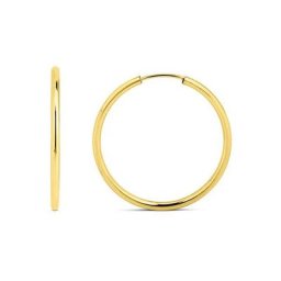 Firetti Paar Creolen 2,0 mm breit, Made in Germany